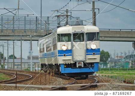 北陸本線　加賀笠間－美川　JR西日本　475系　A10編成（金沢） 87169267
