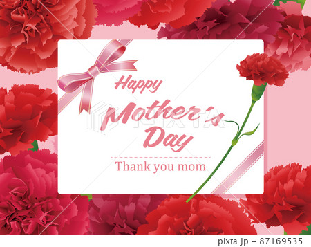 母の日 カーネーション 背景素材 母の日 カーネーション 背景素材 87169535