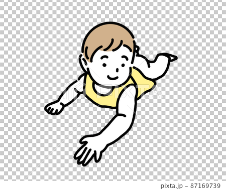 ハイハイが出来る様になった赤ちゃん 87169739