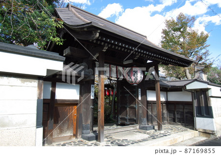 京都市:西陣・北向山雨宝院(西陣聖天)山門 京都市:西陣・北向山雨宝院(西陣聖天)山門 87169855