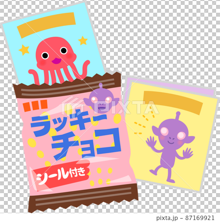 菓子のおまけのシールのコレクション 菓子のおまけのシールのコレクション 87169921