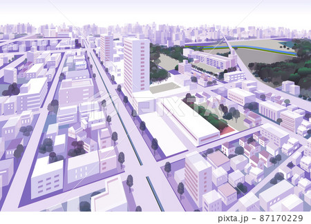 美しい街並みと楽しい暮らし。人々が明るく楽しく暮らせる街づくり。 美しい街並みと楽しい暮らし。人々が明るく楽しく暮らせる街づくり。 87170229
