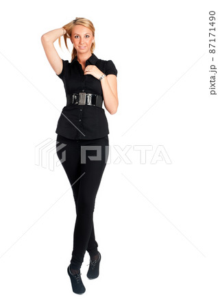 Portrait of beautiful blonde woman 87171490