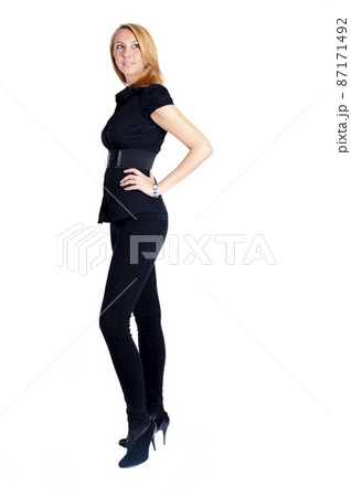 Portrait of beautiful blonde woman 87171492