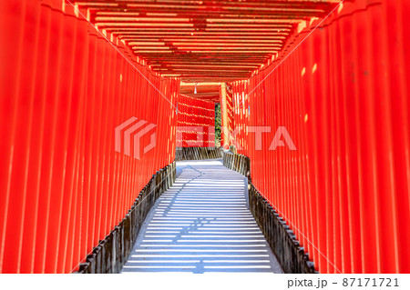 福徳稲荷神社　千本鳥居　山口県下関市 87171721