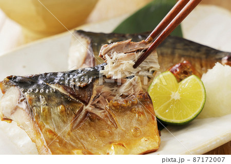 焼いた塩鯖 87172007