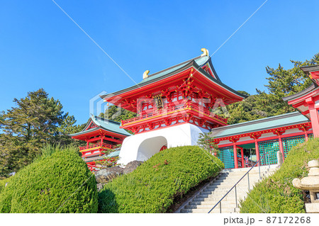 冬の赤間神宮　山口県下関市 87172268