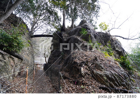 栃木県 足利市 行道山浄因寺 逆方向から眺めた天高橋 栃木県 足利市 行道山浄因寺 逆方向から眺めた天高橋 87173880