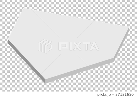 野球、ソフトーボールのホームベース 87181650