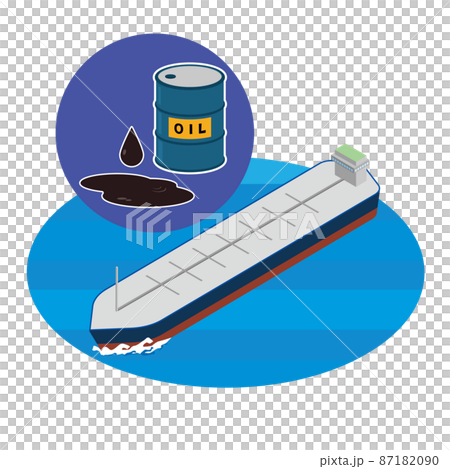 石油を運ぶタンカー 87182090