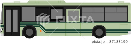 ドット絵風の京都市営バス ドット絵風の京都市営バス 87183190