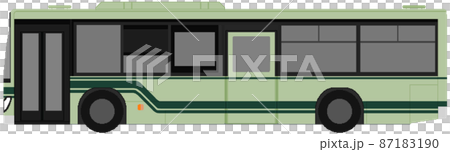 ドット絵風の京都市営バス ドット絵風の京都市営バス 87183190