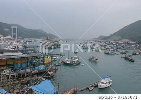 the Sham Wan, Aberdeen South Typhoon Shelter 8 Oct 2005 87185071