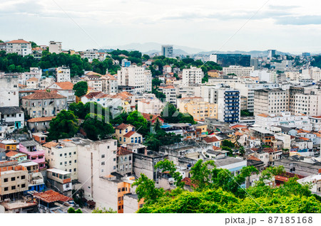 residential buildings in center of Rio de Janeiro, Brazil - may, 2019 87185168