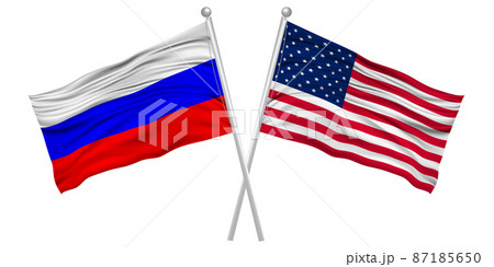 アメリカ　ロシア　 国旗　アイコン