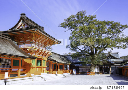 全国の八幡宮の総本社である宇佐神宮(大分県宇佐市) 全国の八幡宮の総本社である宇佐神宮(大分県宇佐市) 87186495