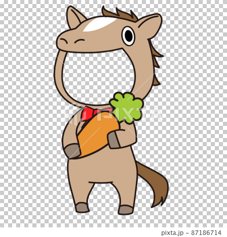 馬の着ぐるみのフォトフレーム 馬の着ぐるみのフォトフレーム 87186714