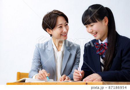 教師　塾　先生　生徒 87186954