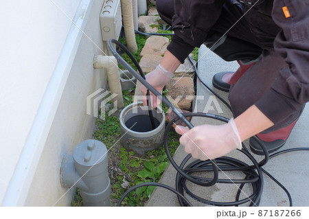 配管の掃除　汚水　洗浄　点検口 87187266