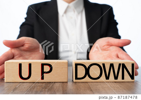 イメージ　UP DOWN 87187478