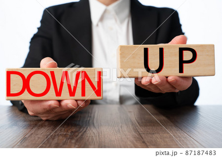 イメージ　UP DOWN 87187483