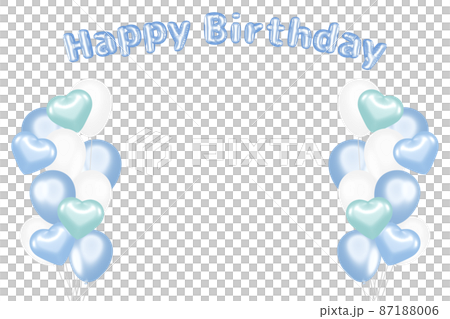 生日快樂氣球框架心 生日快樂氣球框架心 87188006