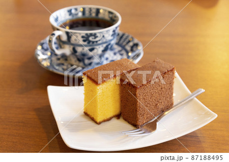 長崎カステラとコーヒー 87188495