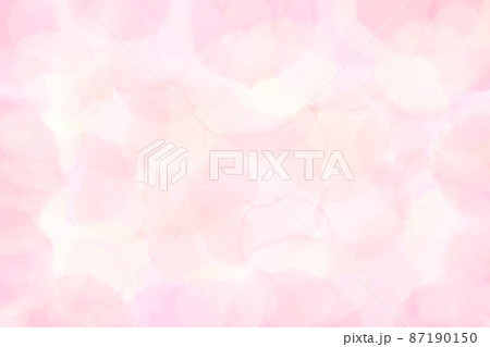 水彩背景素材　春色散らし 87190150