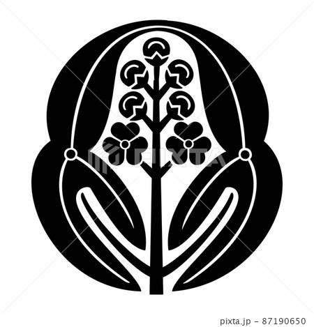 毛利元就の家紋　長門沢瀉　 87190650