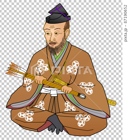 毛利元就のイラスト 毛利元就のイラスト 87190652