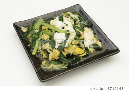 ニラの卵とじ 87191484