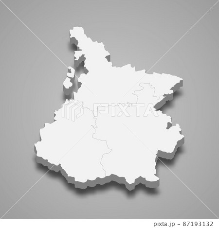 3d isometric map of Hautes-Pyrenees is a department in France 3d isometric map of Hautes-Pyrenees is a department in France 87193132