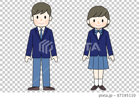 学生の男女 87195110