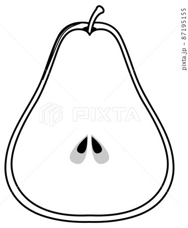 Black and white doodle character Black and white doodle character 87195155