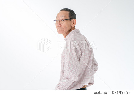 シニア男性 ポートレート シニア男性 ポートレート 87195555