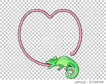 變色龍 frame_heart_leftward 變色龍 frame_heart_leftward 87198546
