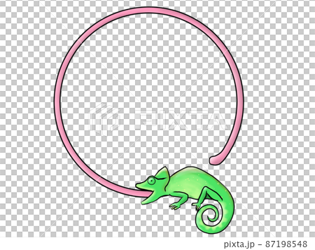 變色龍 frame_round_leftward 變色龍 frame_round_leftward 87198548