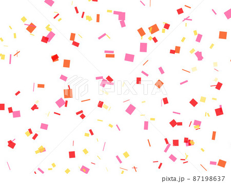 紙吹雪,カラフル,パーティ,金平糖,パーティ,お祝い,バースデー,イベント,フェスティバル,祝賀,キ 87198637