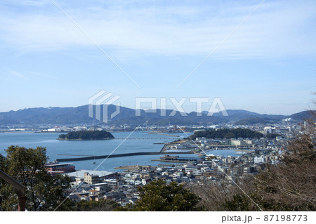 ラバーズヒル（愛知県蒲郡市）からの眺め 87198773