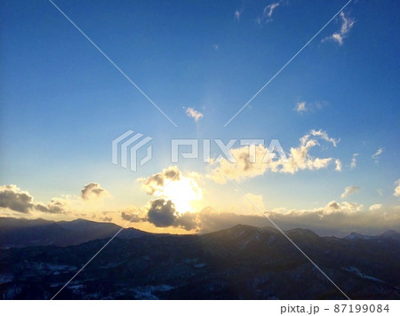 空 夕日 空 夕日 87199084