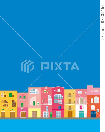 プロチダ　procida　イタリア　italia　パステルカラー 87200466
