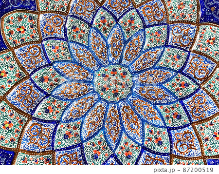 イランの伝統工芸品・ミーナカーリー 87200519