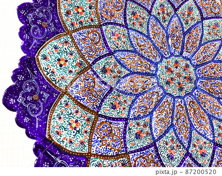 イランの伝統工芸品・ミーナカーリー 87200520