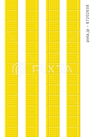 駅のホーム用点字ブロックのエンドレスライン 縦 のイラスト素材