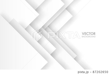 白い四角形の背景　ベクター素材 87202650