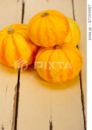 fresh yellow pumpkin 87204067