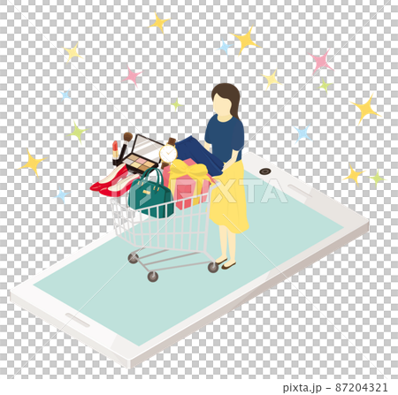 Online shopping fashion items Online shopping fashion items 87204321