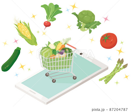 オンラインマルシェ 野菜 ショッピングカート オンラインマルシェ 野菜 ショッピングカート 87204787