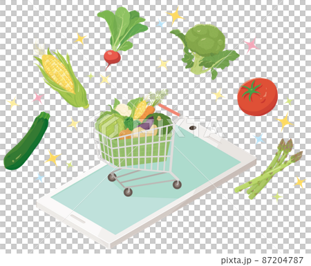 オンラインマルシェ 野菜 ショッピングカート オンラインマルシェ 野菜 ショッピングカート 87204787