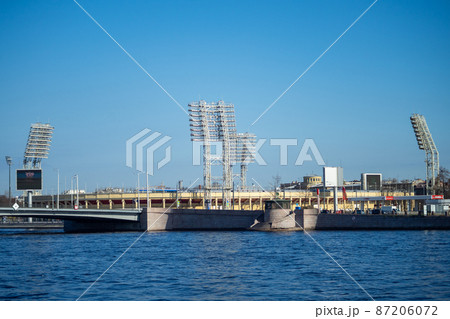 Petrovsky Stadium in St. Petersburg. Petrovsky Stadium in St. Petersburg. 87206072